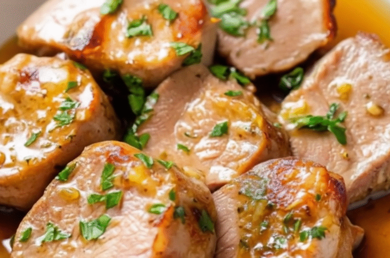 Instant Pot Honey Garlic Glazed Pork Tenderloin