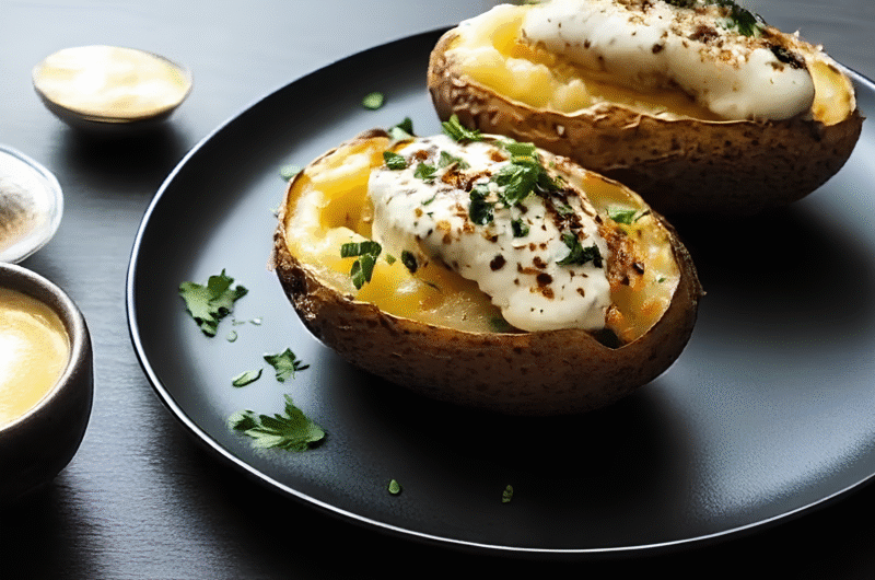 Crispy-Skinned Oven-Baked Russet Potatoes